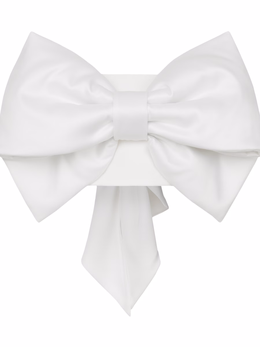 Білий топ BOW