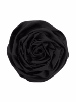 Чорна брошка ROSE велика