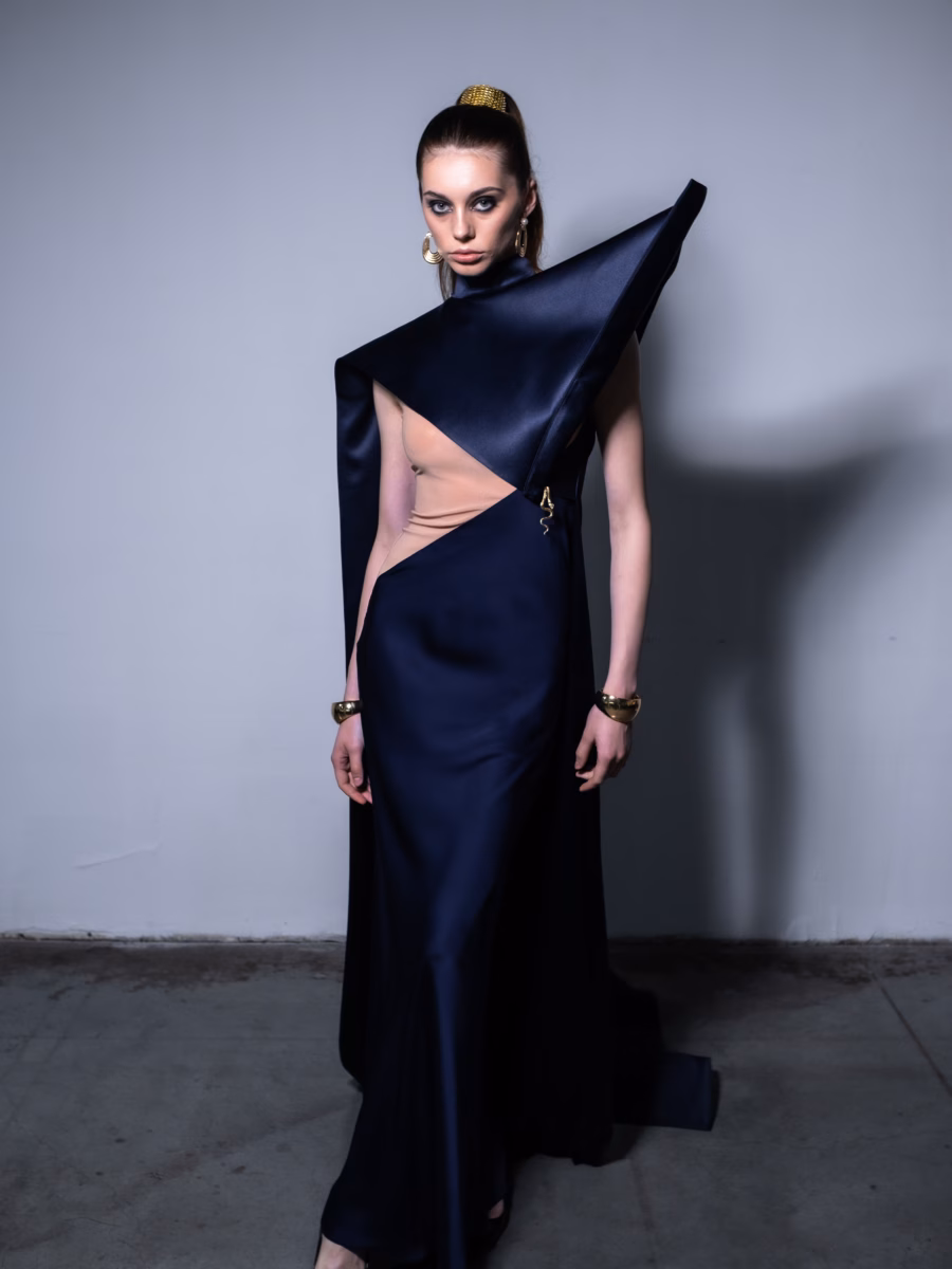 Темно-синя сукня VEGA