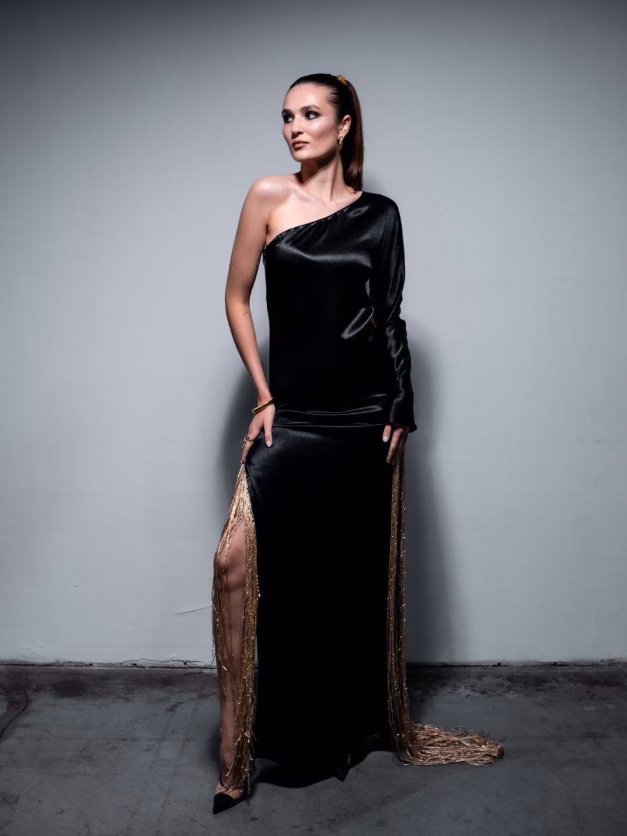 Чорна сукня STARLIGHT