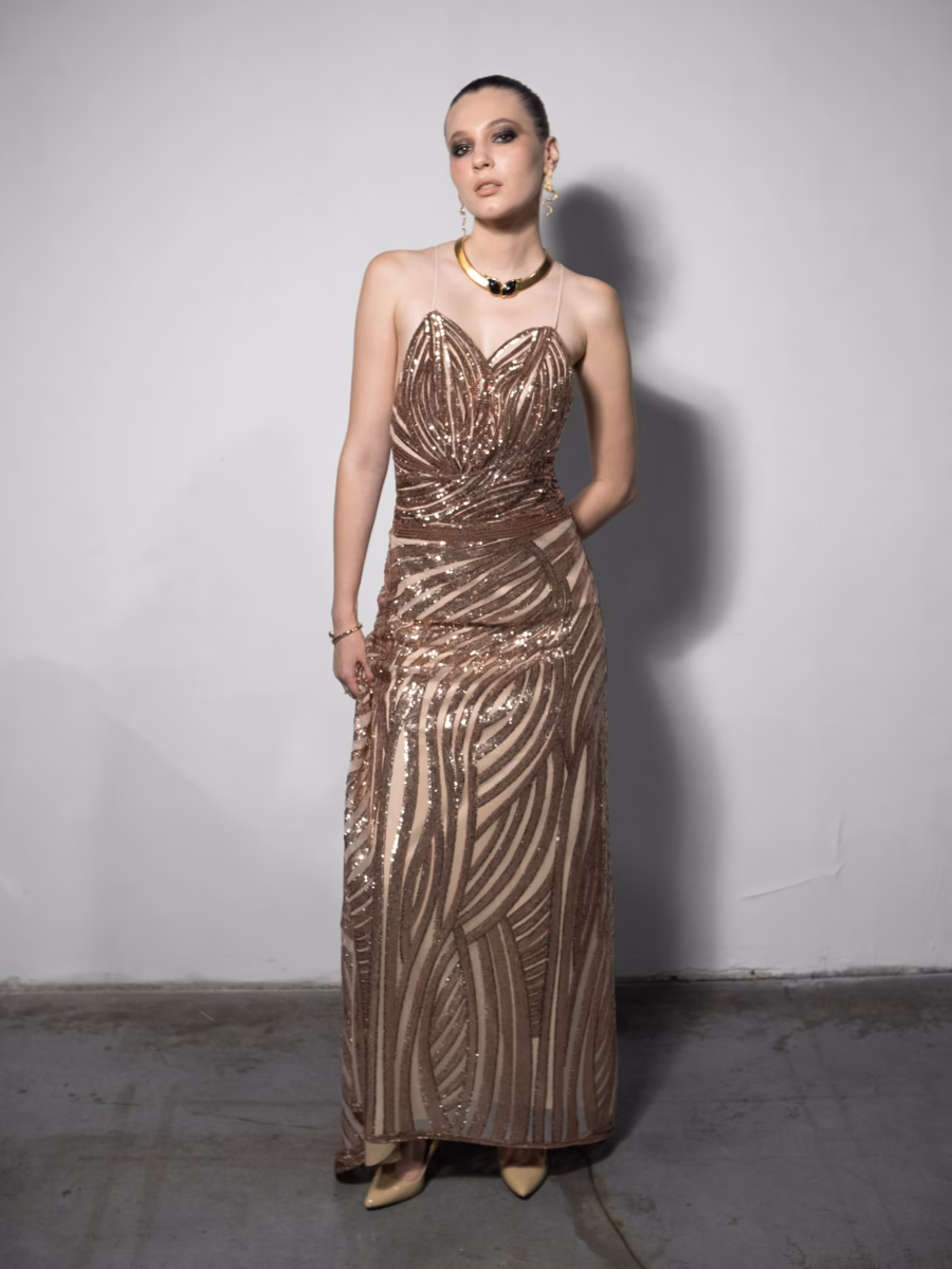 Золота сукня ELYSIUM