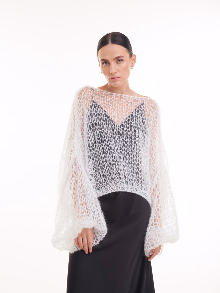 Білий светр CLOUD