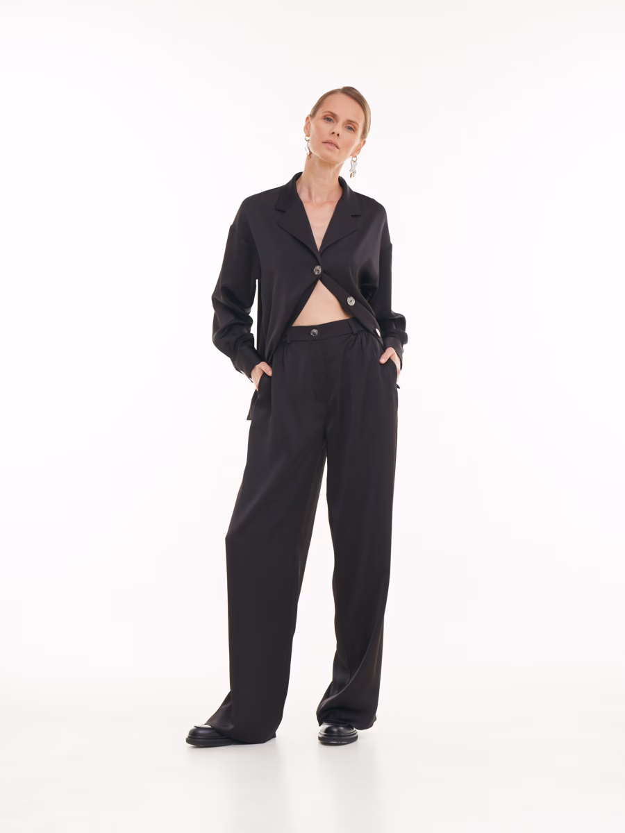 Чорні штани MUSHLYA