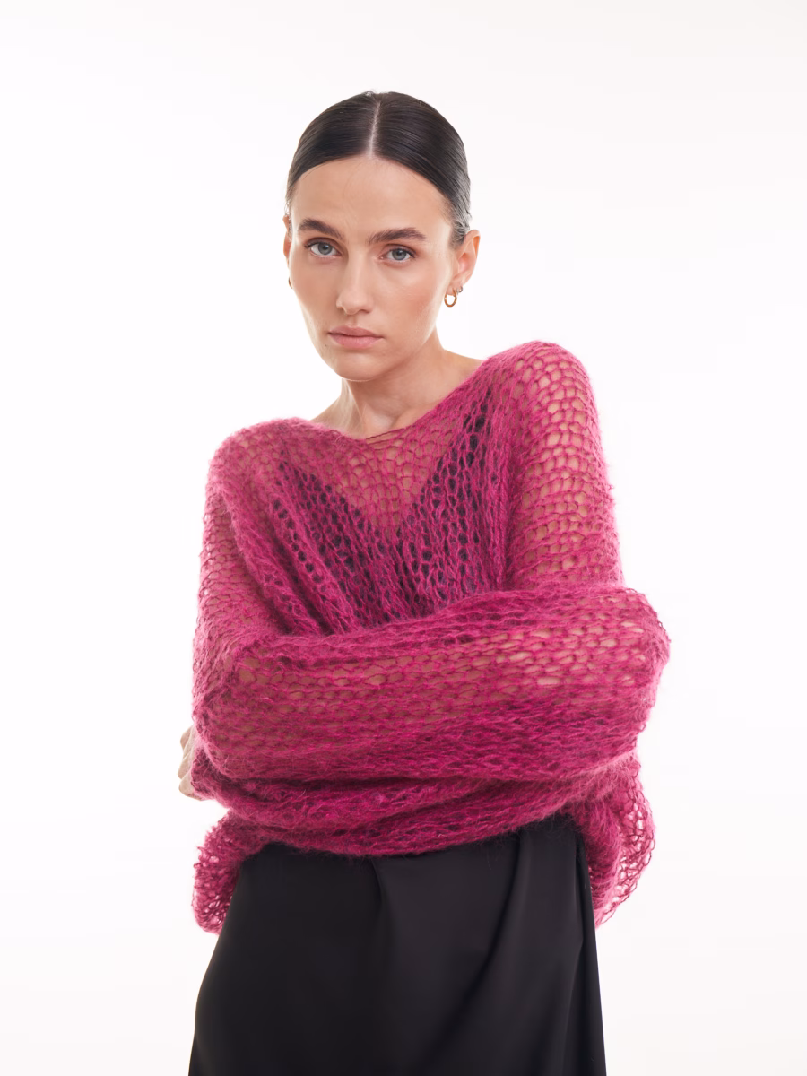 Светр CLOUD кольору фуксія