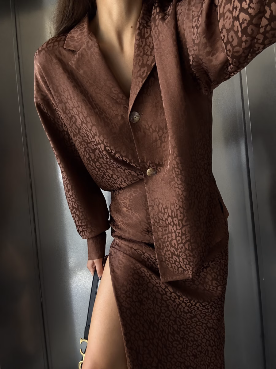 Коричнева спідниця VIPER