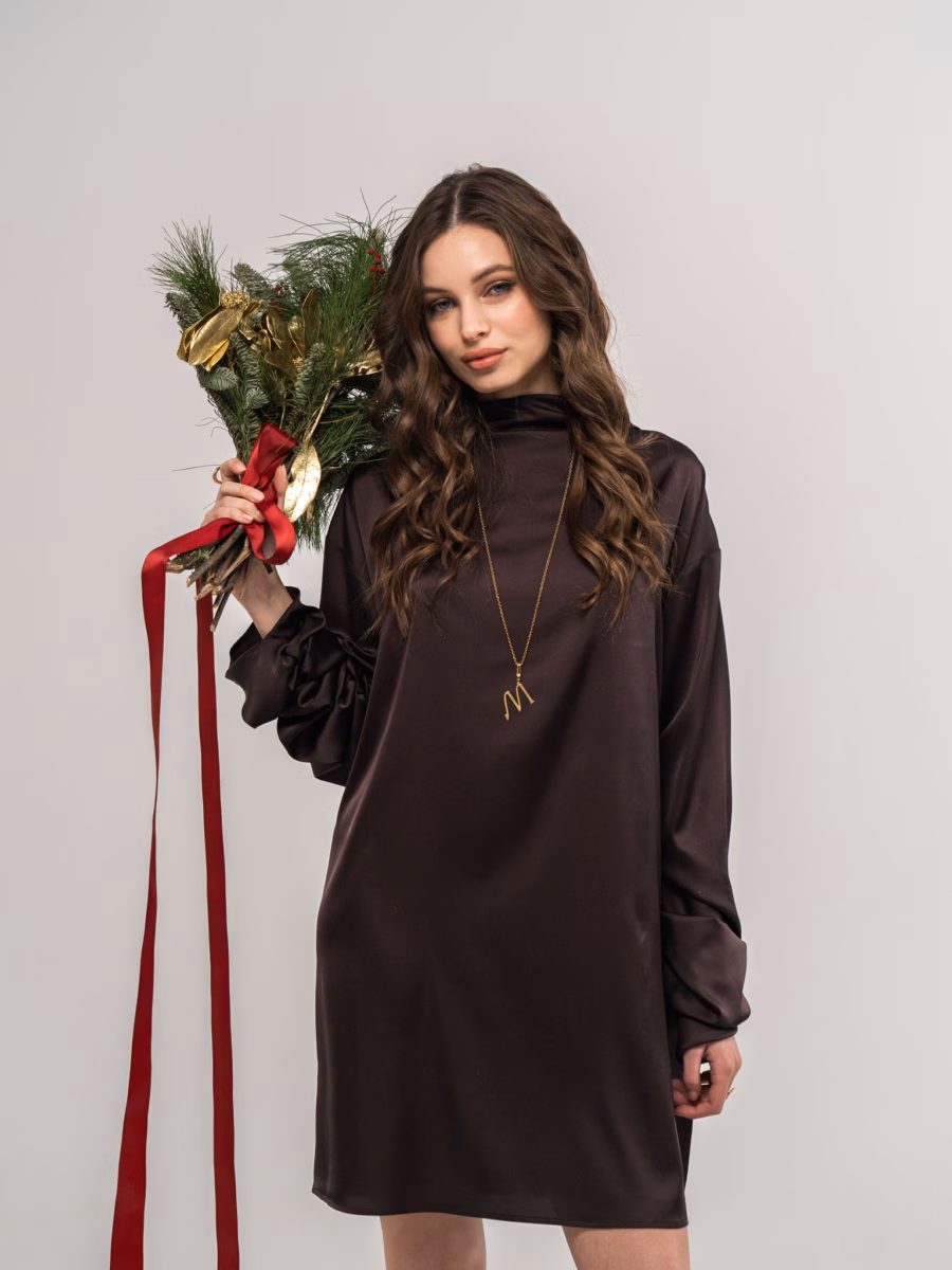 Шоколадна сукня MAYA